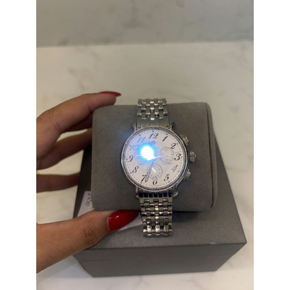 Michele Stainless Steel Watch - Excellent Condition